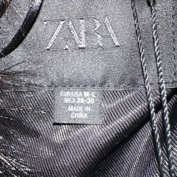 Zara Dark Brown Extra Long Faux Fur Jacket - Picture 9 of 10